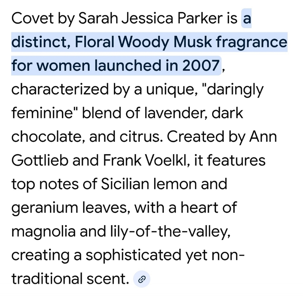COVET Perfume By SARAH JESSICA PARKER 3.4 fl oz. *NEW* - Picture 6 of 6